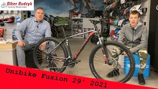 Unibike Fusion 29 2021  Prezentacja  Rowery w BikerBudzyk [upl. by Griffith219]