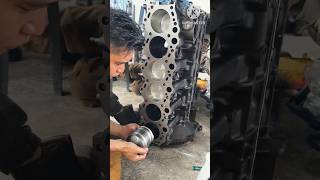 How to install piston Toyota land cruiser 6 cylindervideoshort [upl. by Phyllida]