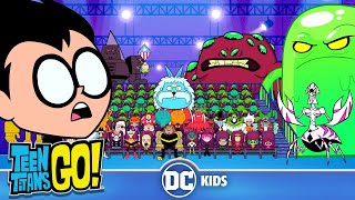 Almost Every Villain Ever  Teen Titans Go  dckids [upl. by Nelac]