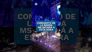 A esta hora será el concierto de la Banda MS previo al Grito de Independencia shorts [upl. by Remo]