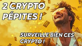 CRYPTO PÉPITES 🔥 SURVEILLE BIEN CES 2 CRYPTO  🚀 [upl. by Ameehsat]