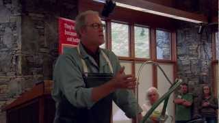 Joel Salatin Processes Chickens  MOTHER EARTH NEWS FAIR [upl. by Ylera411]