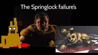 Every Springlock failure Fnaf Compilation [upl. by Lela]