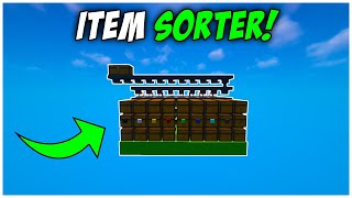 Easiest Automatic Item Sorter Tutorial  Minecraft Java 1206 [upl. by Yroggerg223]