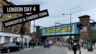 LONDON Travel Series Day 4 in SHOREDITCH and CAMDEN TOWN [upl. by Vullo]