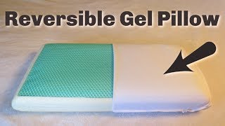 Reversible Gel Memory Foam Pillow  Review [upl. by Finegan]