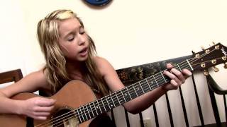 13yearold Abby Miller performs quotIm with Youquot by Avril Lavigne [upl. by Yhtomit]