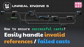 Easily handle Invalid References  Failed Casts  Prevent Accessed None Error  Unreal Engine 5 [upl. by Lipkin]