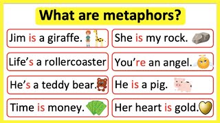 What are metaphors 🤔  Metaphors in English  Learn with examples [upl. by Anny278]