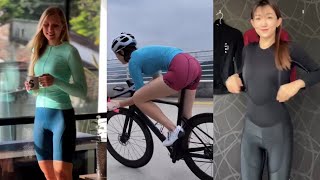 Sweet Cycling Girls The Best Cycling Outfits from Instagram 28 [upl. by Airotahs100]