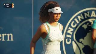 Naomi Osaka vs Caroline Wozniacki  Cincinnati Open 2024 Top Spin 2K25 PS5 Gaming Console [upl. by Reiche]