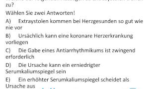 Besprechung Heilpraktiker Prüfung Oktober 2014  Frage Extrasystolen [upl. by Ahsimak]