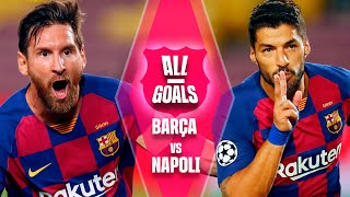 🔥 ALL THE GOALS 🔥 FC BARCELONA vs NAPOLI IN THE CHAMPIONS LEAGUE [upl. by Alicsirp]