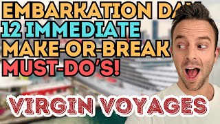 Virgin Voyages  Top Tips for Embarkation Day [upl. by Rramel]