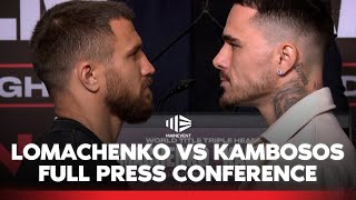 The LONGEST amp most intimate staredown ever 🤔 Lomachenko vs Kambosos Press Conference  Main Event [upl. by Rici]