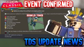 Roblox Event The Classic and TDS NEWS🔥🔥 Roblox News [upl. by Dnomde]