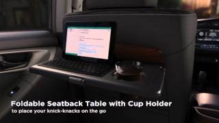 Foldable Seatback Table with Cup Holder [upl. by Jaddan]