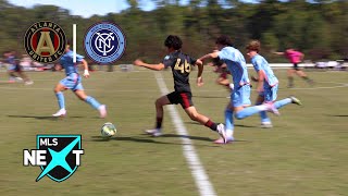 CRAZY MLS NEXT COMEBACK   Atlanta United vs New York City FC U16 [upl. by Atnamas]