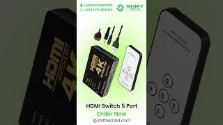 Hdmi switch 5 port I shifttechbd [upl. by Odille]