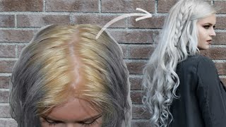 Hair Routine From YELLOW to WHITE [upl. by Yajet]