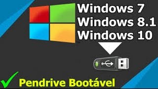 Formatar e Instalar  Windows 7  8  81  10 Pelo PENDRIVE  ATUALIZADO 26012017 [upl. by Wilona]