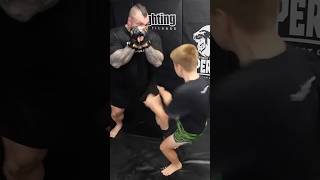 Eddie Hall DESTROYED by 9 Year Old in MMA [upl. by Richma]