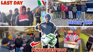 Punjabi desi vlog  salary time last day  ￼ ਕਿੰਨੇ ਪੈਸੇ ਬਣੇ ਮਹੀਨੇ ਦੇ [upl. by Rugen]