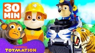 30 MINUTES of PAW Patrol and Rubble amp Crew TOYS Best Rescues amp Builds  Toymation [upl. by Lisk]