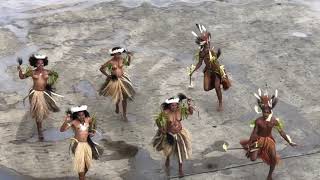 Melanesian dancers in Alotau Papua New Guinea [upl. by Ellehsem]