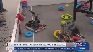 Franklin HS robotics teams make global rankings [upl. by Htiek692]