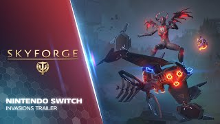 Skyforge Nintendo Switch – Invasions Trailer [upl. by Hamann]