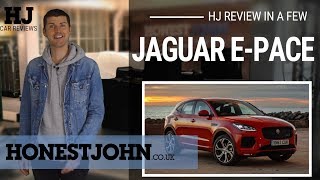 Car review in a few  2018 Jaguar EPace  weird looking and roughbut youll love this Growler [upl. by Nagram]