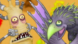 Epic Rootitoot amp Epic Glowl  All Amber Island Epics My Singing Monsters [upl. by Hanway168]