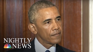 Angry President Obama Tears Into Donald Trump Like Never Before  NBC Nightly News [upl. by Elkin]