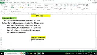 BATCH 07 SAP S4 HANA FICO Overview Session 01 [upl. by Onaicul242]