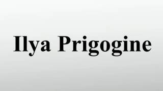 Ilya Prigogine [upl. by Vashti557]