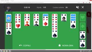 Google Solitaire Hard 27 wr [upl. by Annaohj944]