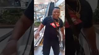 Major V Dlamini First Time Using Escalators😂 PLEASE SUBSCRIBE africa comedy laugh [upl. by Leirej]