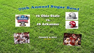 2011 Sugar Bowl Ohio State v Arkansas One Hour [upl. by Leirej53]