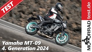 Yamaha MT09  Test der 4 Generation 2024 [upl. by Ennaegroeg]