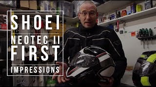 REVIEW Shoei Neotec II  First Impressions [upl. by Sternberg]