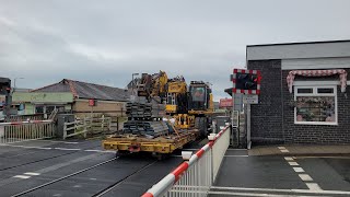 Hangman Barmouth South Level Crossing Gwynedd 04112023 [upl. by Ita]