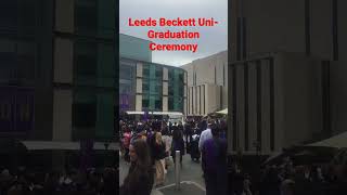 Leeds Beckett University 🎓 graduation ceremony ukimmigrationuklifeuklifestyle [upl. by Landes]