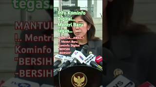 Tegas Menteri Kominfo Digital Siap quotBersih bersihquot terkini beritaterkini kominfo [upl. by Hayyim]