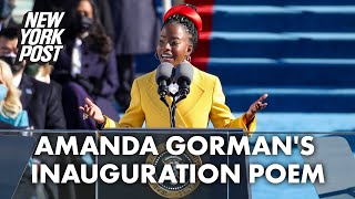 Hear Amanda Gormans inauguration poem  New York Post [upl. by Shreve662]