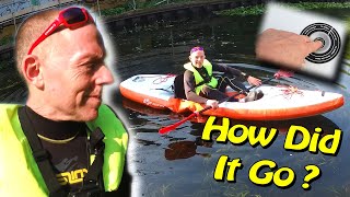 Inflatable Kayak  Catastrophic Air Loss Test  Costway GoPlus Drop Stitch Kayak [upl. by Llerrah148]