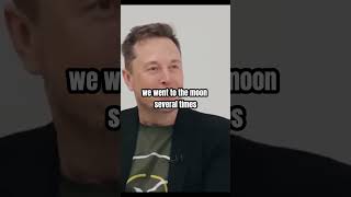 We Went To The Moon elonmusk podcast moon [upl. by Eadas864]