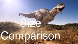 Abelisaurids Size Comparison [upl. by Medarda]