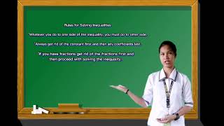 Demo Teaching in Solving First Degree Inequalities In One Variable Algebraically [upl. by Lola988]