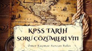 KPSS GYGK TARİH SORU ÇÖZÜMÜ 8 OSMANLI TARİHİ3 ÇIKMIŞ SORULAR serbestiyet manavgat antalya [upl. by Agna]